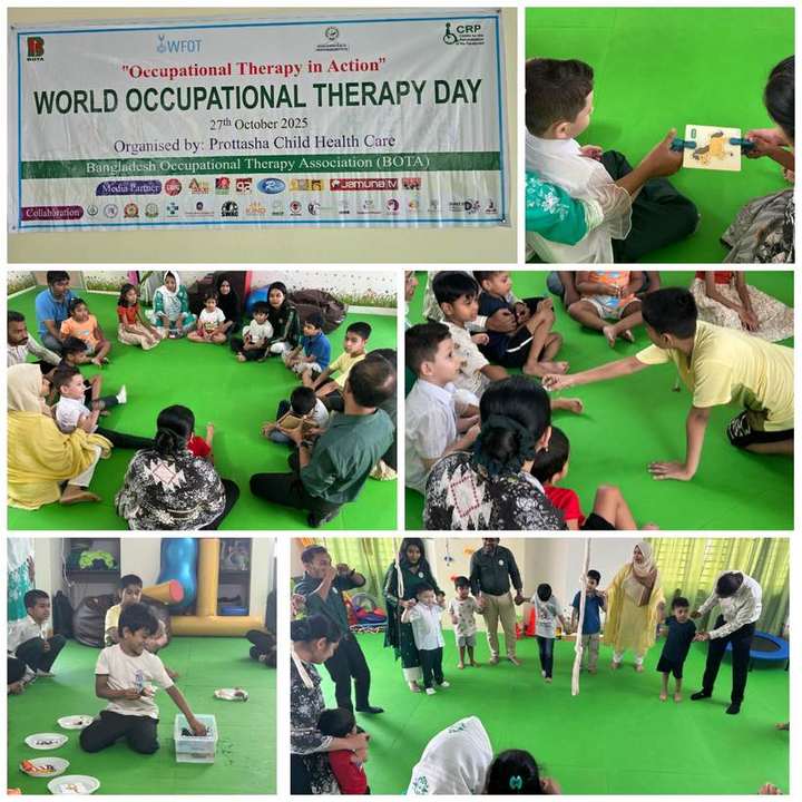 World Occupational Therapy Day — Organised by Prottasha